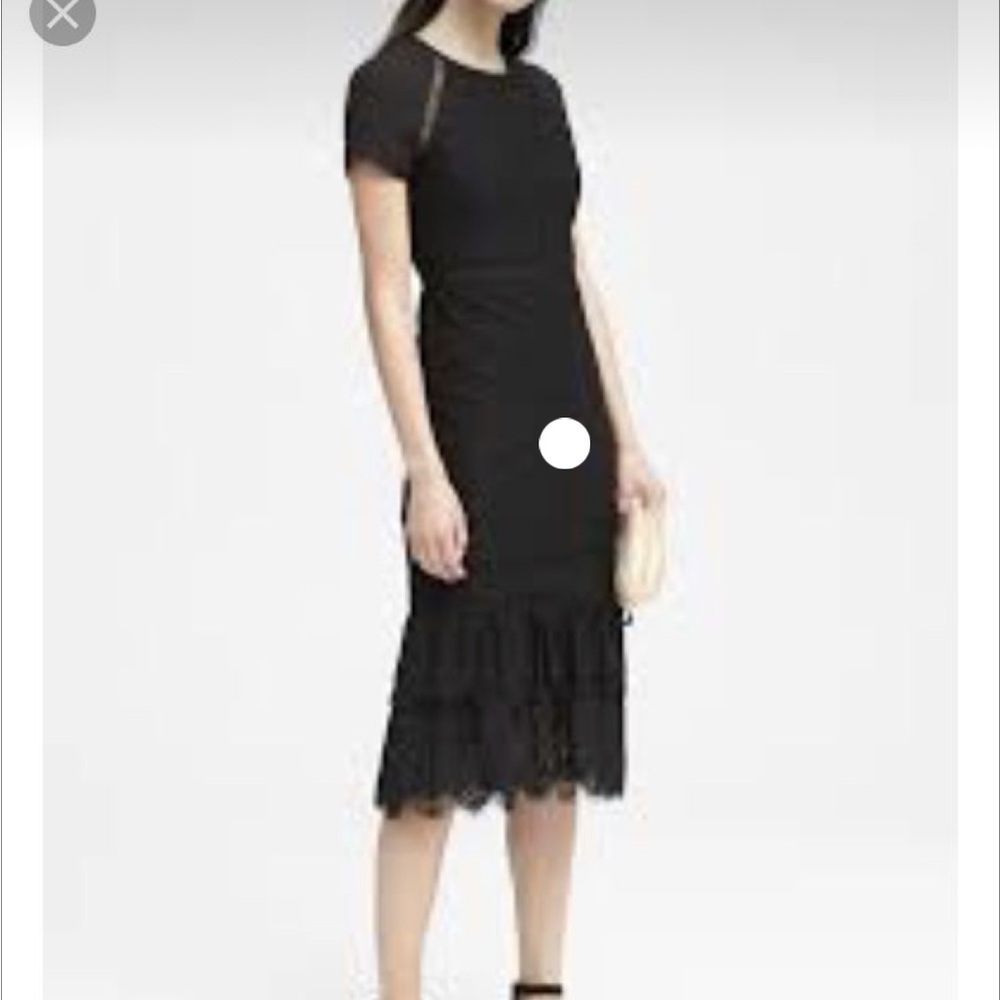 Banana Republic lace sheath dress